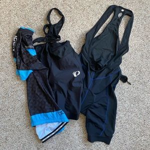 Womens M/L biking gear set